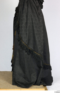  Photos Woman in Historical Dress 54 18th century Historical clothing black dress black skirt lower body 0003.jpg